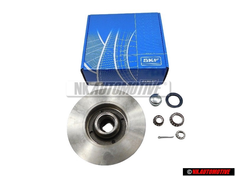 SKF Rear Axle Brake Disc 226x10 4/100 with Bearings - VKBD 1004