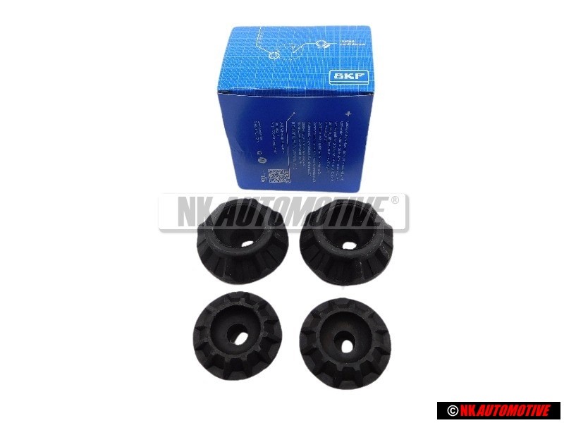 2x SKF KIT Rear Axle Top Strut Mounting Upper Lower - VKDA 40101 T
