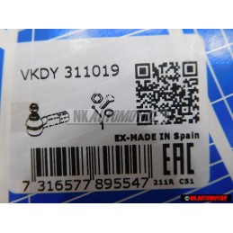 SKF Front Axle Right Tie Rod End - VKDY 311019