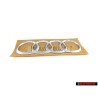 Original Audi Rings Rear Boot Badge Emblem Chrome - 4G8853742A 2ZZ