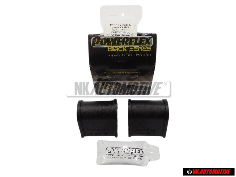 2x POWERFLEX BLACK SERIES Rear Anti-Roll Bar Outer Bush - PFR85-226BLK