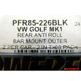 2x POWERFLEX BLACK SERIES Rear Anti-Roll Bar Outer Bush - PFR85-226BLK