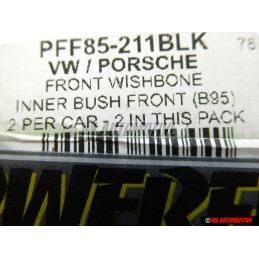 2x POWERFLEX BLACK SERIES Front Wishbone Front Bush - PFF85-211BLK