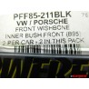2x POWERFLEX BLACK SERIES Front Wishbone Front Bush - PFF85-211BLK