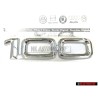 Original Audi 100 Rear Boot Badge Emblem Chrome - 4A9853741 2ZZ