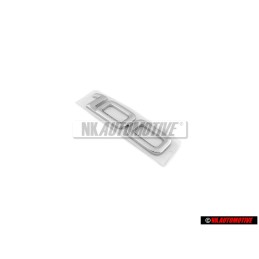 Original Audi 100 Rear Boot Badge Emblem Chrome - 4A9853741 2ZZ