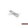 Original Audi 100 Rear Boot Badge Emblem Chrome - 4A9853741 2ZZ