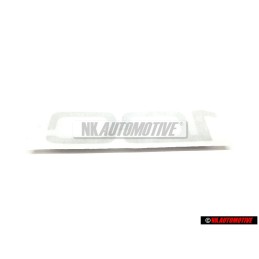 Original Audi 100 Rear Boot Badge Emblem Chrome - 4A9853741 2ZZ