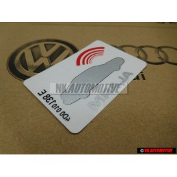 Original Audi Sticker Alarm - 4D0010138E