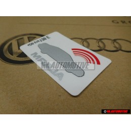 Original Audi Sticker Alarm - 4D0010138E