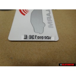 Original Audi Sticker Alarm - 4D0010138E