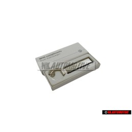 Original VW Key Fob Silver/Black - 000087010P YPN