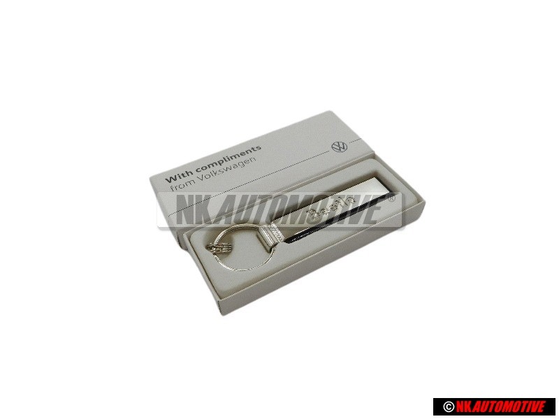 Original VW Key Fob Silver/Black - 000087010P YPN