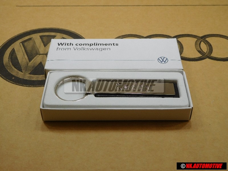 Original VW Key Fob Silver/Black - 000087010M YPN