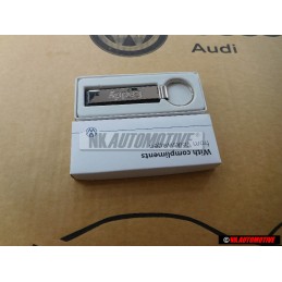 Original VW Key Fob Silver/Black - 000087010M YPN