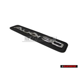 Original Audi AUDI 90 Dashboard Badge Emblem Black Chrome - 893853682B