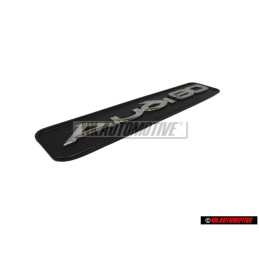 Original Audi AUDI 90 Dashboard Badge Emblem Black Chrome - 893853682B