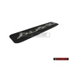 Original Audi AUDI 90 Dashboard Badge Emblem Black Chrome - 893853682B