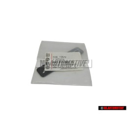 Original Audi AUDI 90 Dashboard Badge Emblem Black Chrome - 893853682B