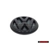Original VW Rear Boot Badge Emblem Black - 1H5853630C 041