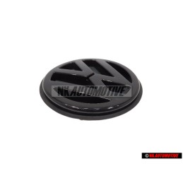 Original VW Rear Boot Badge Emblem Black - 1H5853630C 041