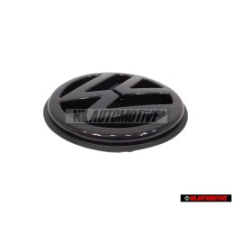 Original VW Rear Boot Badge Emblem Black - 1H5853630C 041