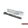 Original VW VOLKSWAGEN Rear Boot Badge Brushed Silver - 251853685A