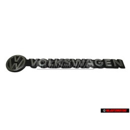 Original VW VOLKSWAGEN Rear Boot Badge Brushed Silver - 251853685A