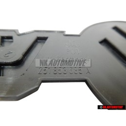 Original VW VOLKSWAGEN Rear Boot Badge Brushed Silver - 251853685A
