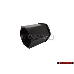 Original VW Anti Theft Wheel Bolt Cover Lug Nut Cap Black - 535601173C
