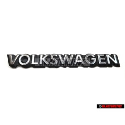 Original VW VOLKSWAGEN Rear Boot Badge Emblem Brushed Silver - 321853685C GX2