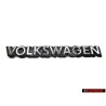 Original VW VOLKSWAGEN Rear Boot Badge Emblem Brushed Silver - 321853685C GX2