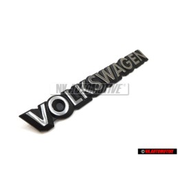 Original VW VOLKSWAGEN Rear Boot Badge Emblem Brushed Silver - 321853685C GX2