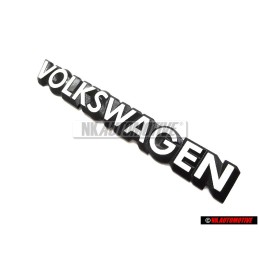 Original VW VOLKSWAGEN Rear Boot Trunk Badge Emblem White - 321853685C QK6