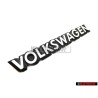 Original VW VOLKSWAGEN Rear Boot Trunk Badge Emblem White - 321853685C QK6
