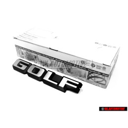 Original VW GOLF Rear Badge Emblem Brushed Silver - 191853687F GX2