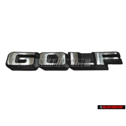 Original VW GOLF Rear Badge Emblem Brushed Silver - 191853687F GX2