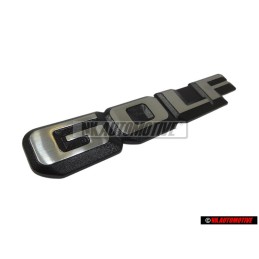 Original VW GOLF Rear Badge Emblem Brushed Silver - 191853687F GX2