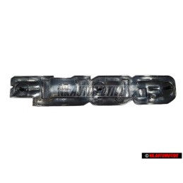 Original VW GOLF Rear Badge Emblem Brushed Silver - 191853687F GX2