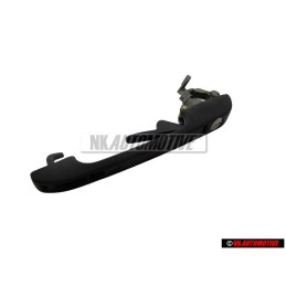 Original VW Door Handle, Outer, Black - 191837206A