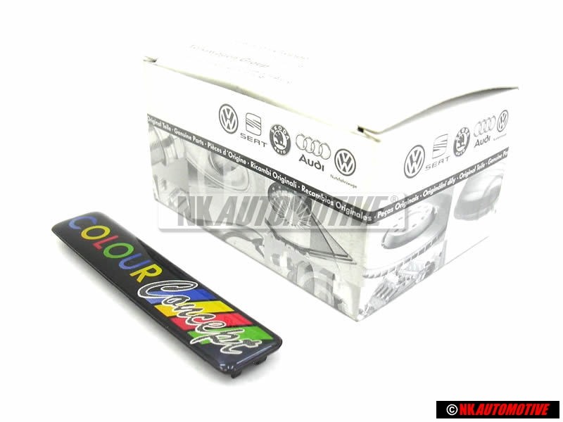 Original VW COLOUR CONCEPT Side Badge Emblem - 1H6853714G Z39