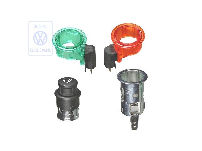 Original VW Cigarette Lighter With Socket And Clamping Sleeve - 321998305