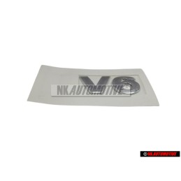 Original VW V6 Rear Boot Badge Emblem Chrome - 3B0853675C 739