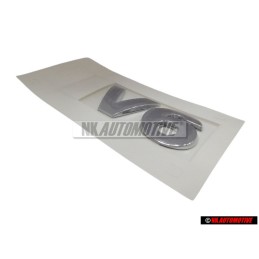 Original VW V6 Rear Boot Badge Emblem Chrome - 3B0853675C 739