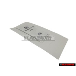 Original VW V6 Rear Boot Badge Emblem Chrome - 3B0853675C 739