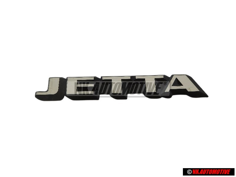 Original VW JETTA Rear Boot Badge Emblem Black White - 165853687F QK6