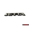Original VW JETTA Rear Boot Badge Emblem Black White - 165853687F QK6