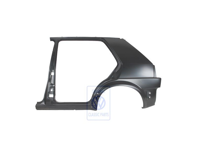 Original VW Sectional Part - Side Panel With B-Pillar - 193809837C