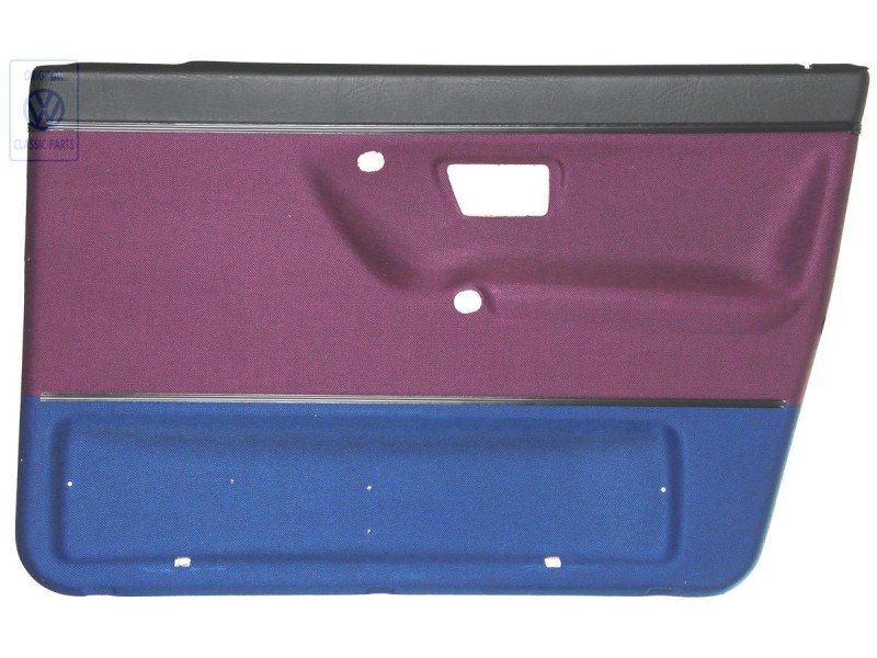 Original VW Door Panel Trim (Cloth) Violet Blue - 193867012CLBMQ