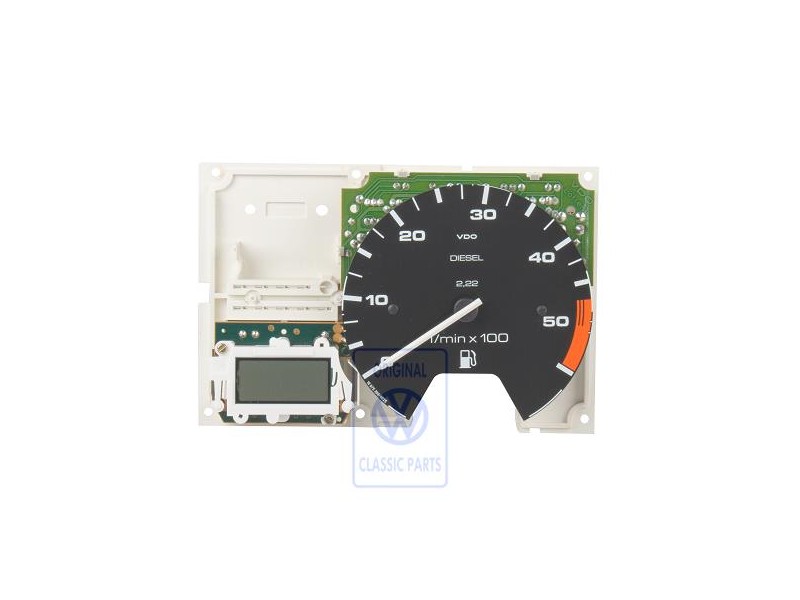 Original VW Rev.Counter With Digital Clock And Electr.Control Unit - 193919253C